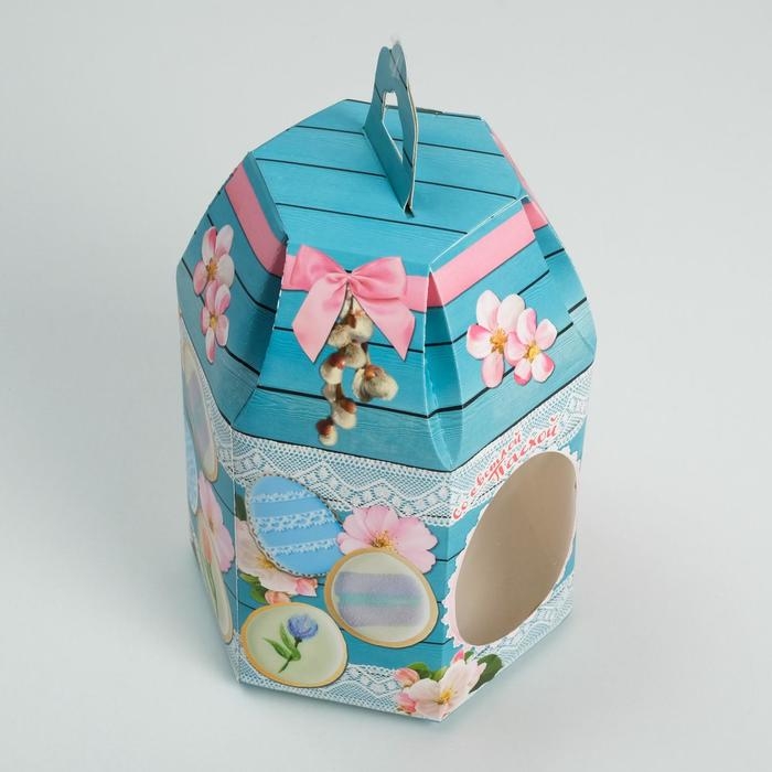 Коробка кондитерская складная, упаковка «Светлая Пасха», 16,5 х 14,5 х 21 см Коробка кондитерская складная, упаковка «Светлая Пасха», 16,5 х 14,5 х 21 см