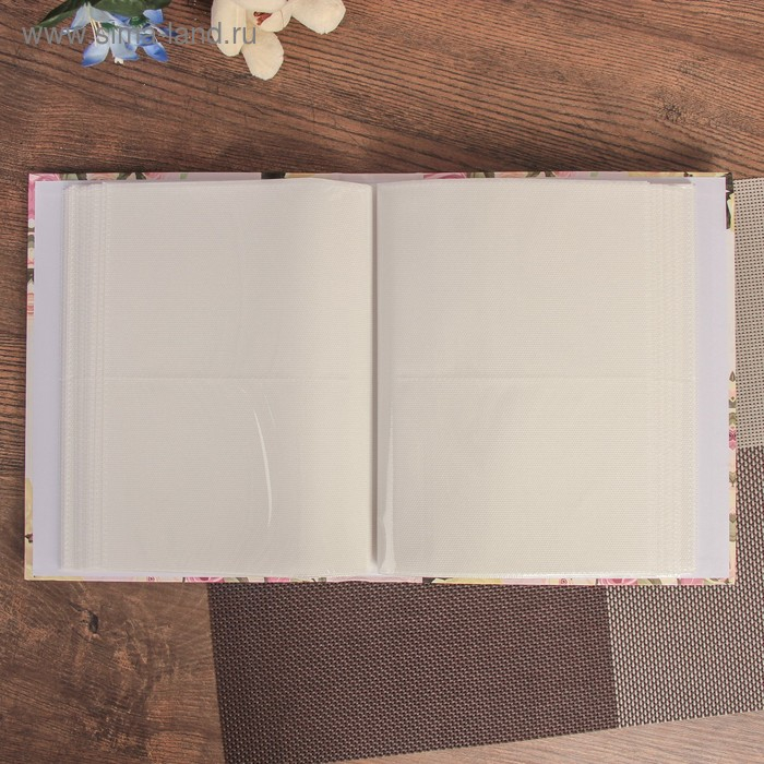 Фотоальбом 200 фото 10х15 см "Наша свадьба" 23,5х17,5х5 см