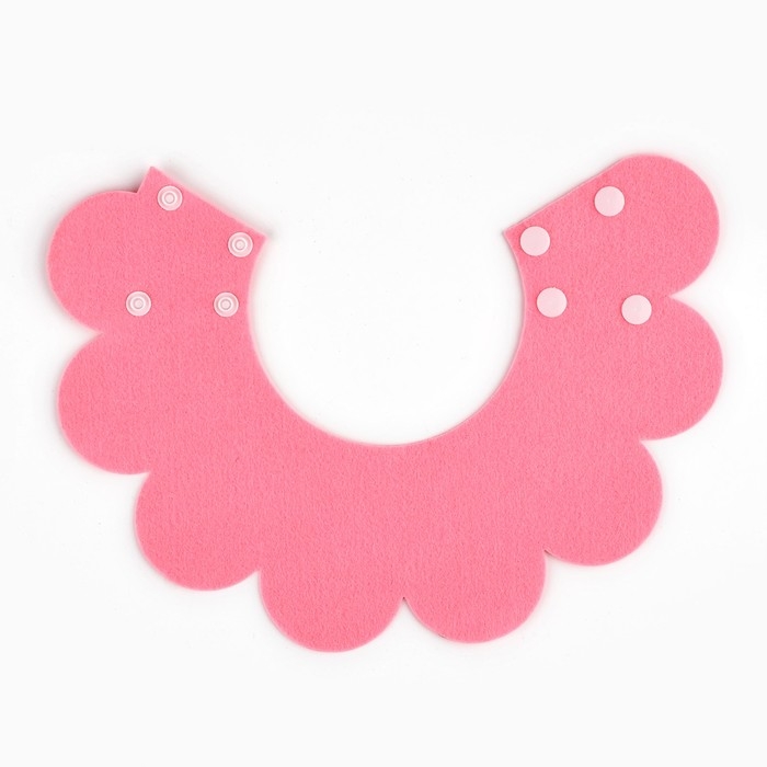 Ветеринарный защитный воротник для кошек и собак, розовый, размер M (обх. шеи 17-22,5 см)