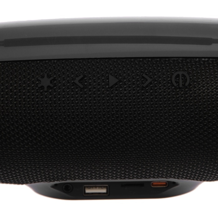 Портативная колонка Pulse6, 12 Вт, 1800 мАч. BT5.3, подсветка, micro SD, чёрная Портативная колонка Pulse6, 12 Вт, 1800 мАч. BT5.3, подсветка, micro SD, чёрная