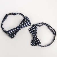 Галстук - бабочка для мальчика и папы «Набор для фотосессии», 2 шт., цвет синий, M&B Галстук - бабочка для мальчика и папы «Набор для фотосессии», 2 шт., цвет синий, M&B