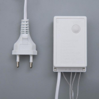 Гирлянда &laquo;Бахрома&raquo; 4 &times; 0.6 м, IP44, прозрачная нить, 180 LED, свечение жёлтое, 8 режимов, 220 В