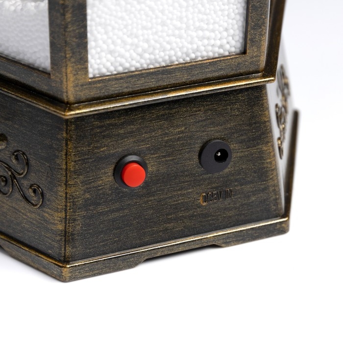 Светодиодная фигура «Фонарь с Дедом Морозом» 20 × 27 × 20 см, пластик, батарейки ААх3 (не в комплекте), USB, свечение белое Светодиодная фигура «Фонарь с Дедом Морозом» 20 × 27 × 20 см, пластик, батарейки ААх3 (не в комплекте), USB, свечение белое