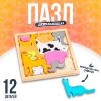 Пазл в рамке &laquo;Домашние животные&raquo; 16,6 &times; 16,6 &times; 1,2 см