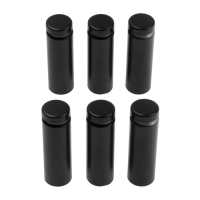 Дистанционный держатель для табличек, 16х50 мм, цвет черный,набор 6 шт. Дистанционный держатель для табличек, 16х50 мм, цвет черный,набор 6 шт.