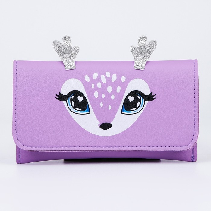 Сумка поясная конверт &laquo;Оленёнок&raquo; , 19х11 см