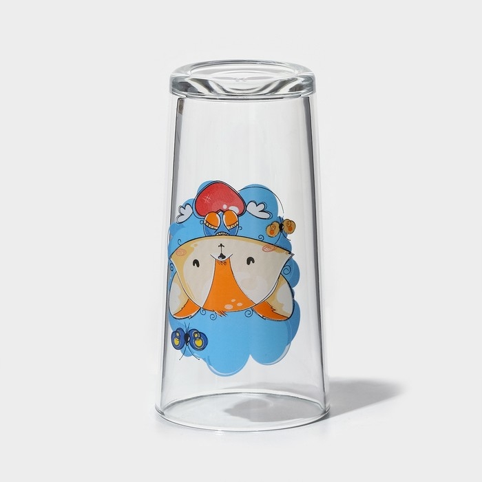 Набор стаканов &laquo;Верные друзья&raquo;, стеклянный, 230 мл, 6 шт, рисунок микс