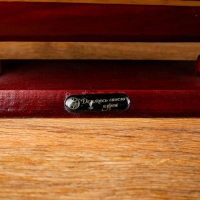 Корабль сувенирный &laquo;Бреслау&raquo;, трёхмачтовый, под тёмное дерево, паруса бежевые, 49х43х8 см