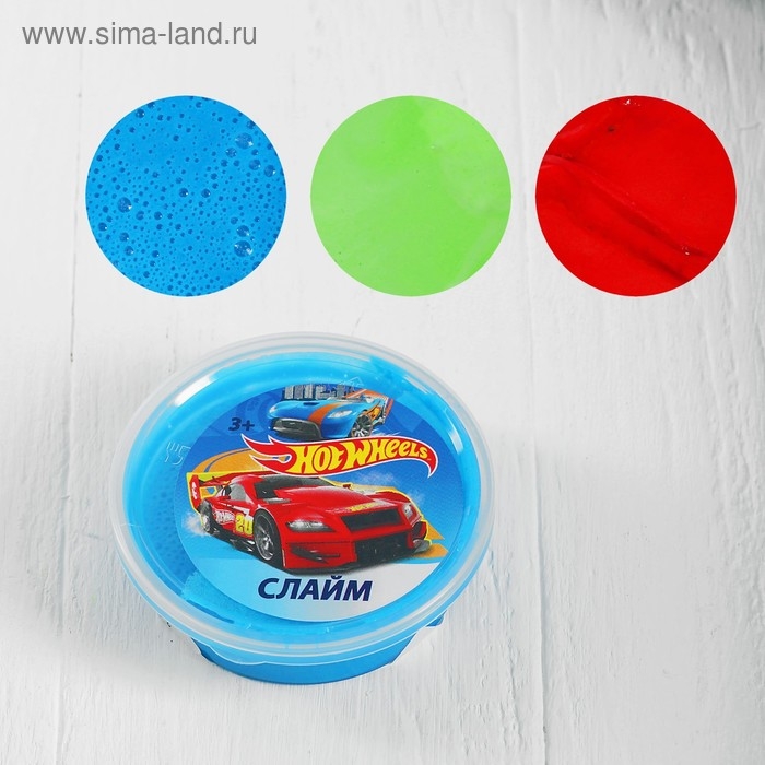 Слайм жвачка для рук &laquo;Hot Wheels&raquo; ароматизированный, 70 мл, МИКС