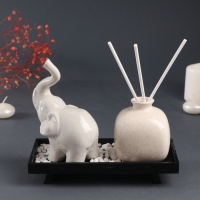 Диффузор керамика "Слон" аромапалочки 3 шт 9,5х20х16 см