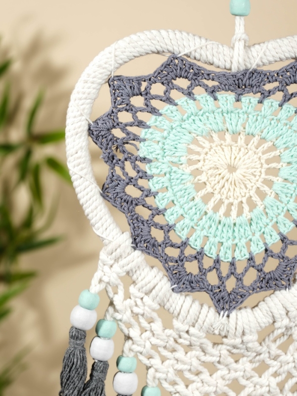 Ловец снов "Тёмное сердце" 17х50 см.