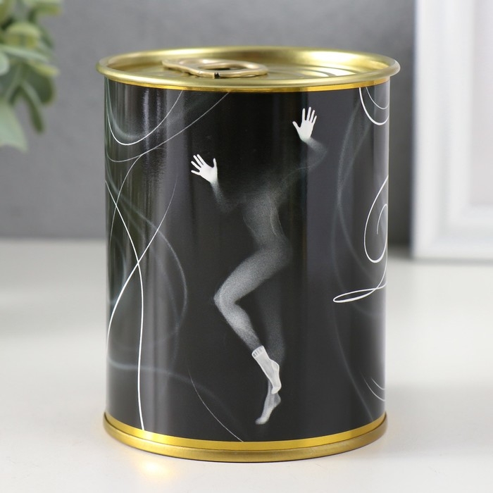 Подарочные носки в банке &laquo;Для неё&raquo;, (внутри носки женские, цвет белый)