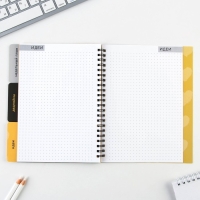 Планер с разделителями &laquo;Проект&raquo;, мягкая обложка, формат А5, 50 листов