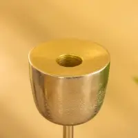 Подсвечник &laquo;Факел&raquo;, 31 см, алюминий, золото