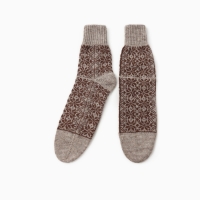 Носки мужские, цвет серый/коричневый, размер 25-27 Носки мужские, цвет серый/коричневый, размер 25-27