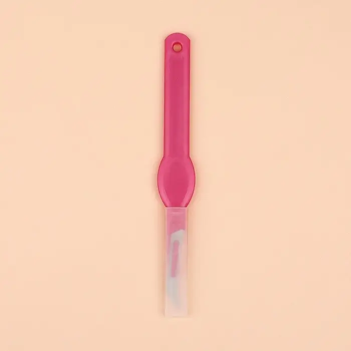 Нож для распарывания швов, с чехлом, 13,5 см, лезвие 1,5 см, цвет фиолетовый