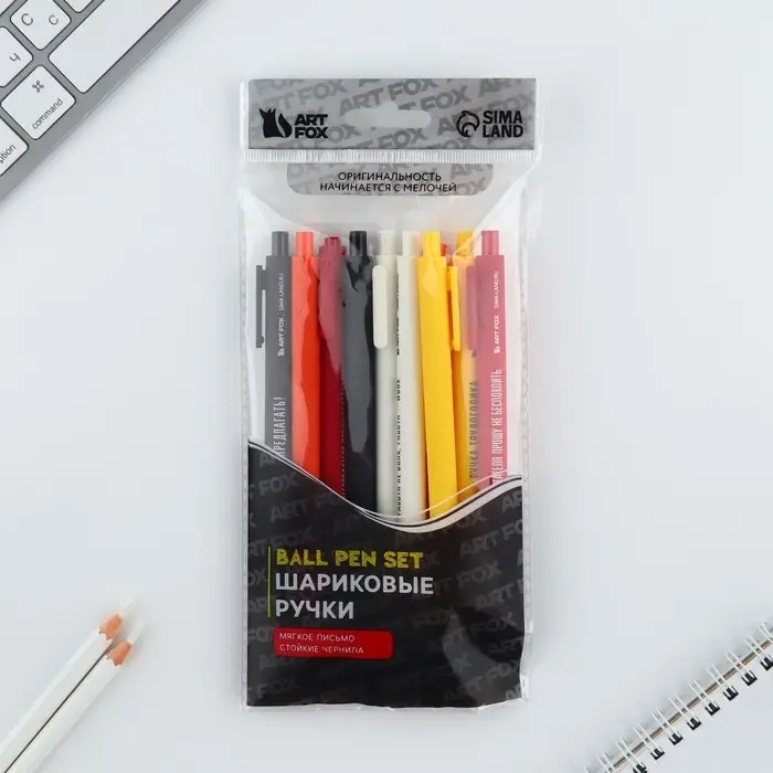 Ручка прикол шариковая синяя паста автоматическая 0,7 мм МИКС надписей &laquo;Трудоголик&raquo;