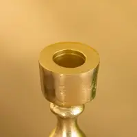 Подсвечник "Ферзь" алюминий 13 см, цв. золото