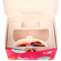 Подарочная коробка-бум, складная, 20х15х12.5 см, Минни Маус