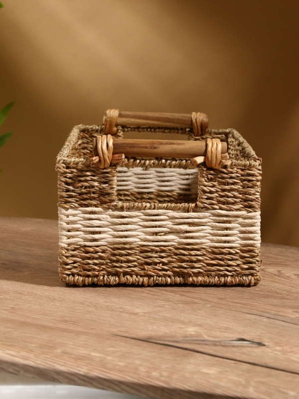 Корзина плетеная 36x21x15 см, сиграсс