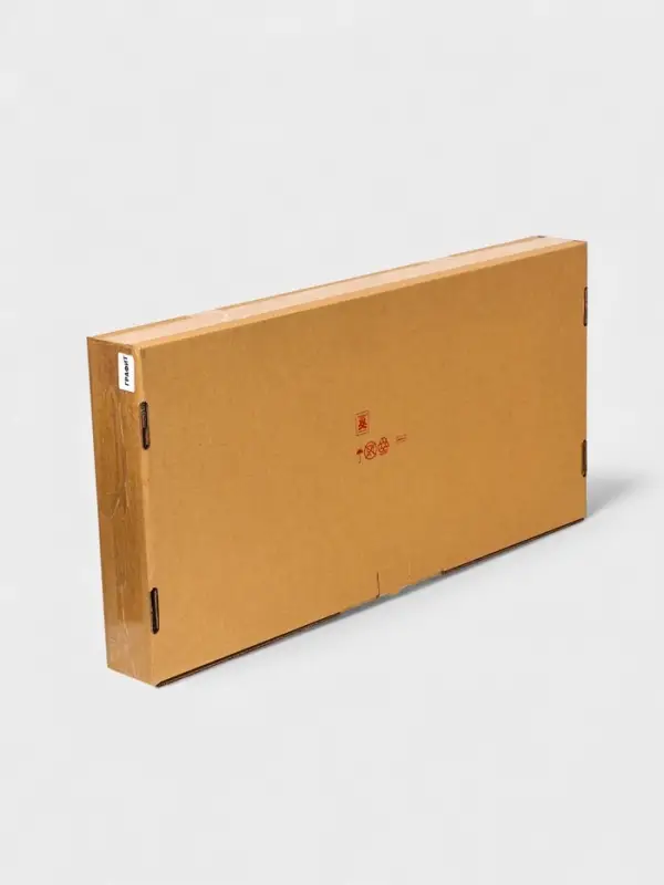 Плетёная корзина для белья с крышкой "Лён" 100л 43&times;32&times;80см, цвет графит