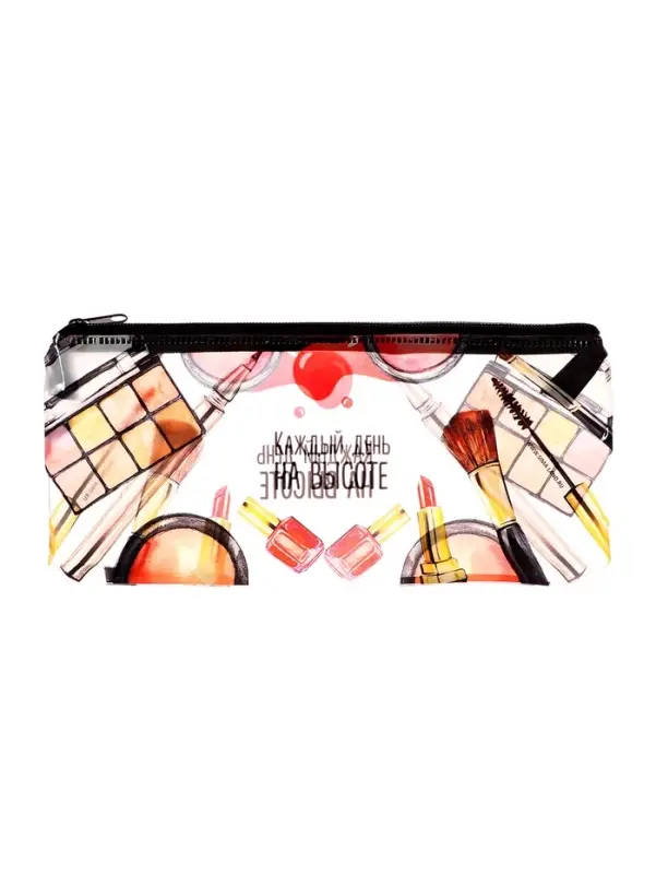 Пенал школьный &laquo;Фрукты&raquo;, на молнии, МИКС