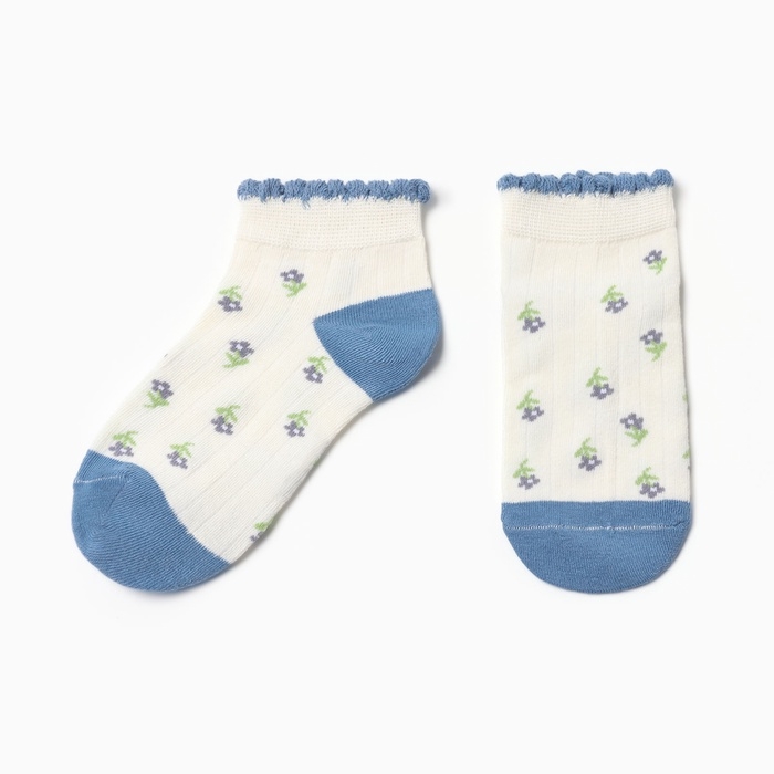Носки детские Носки детские "Цветы" MINAKU, цв.белый (1-4 года)