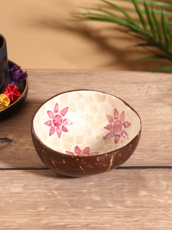 Чаша "Солнышко" 14х14х6 см, кокос