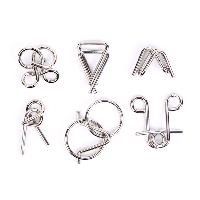 Головоломка металлическая &laquo;Загадки шумеров&raquo;, набор 6 шт.