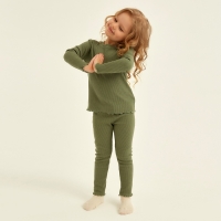 Пижама детская SL HOME р 32 (110-116), оливковый Пижама детская SL HOME р 32 (110-116), оливковый