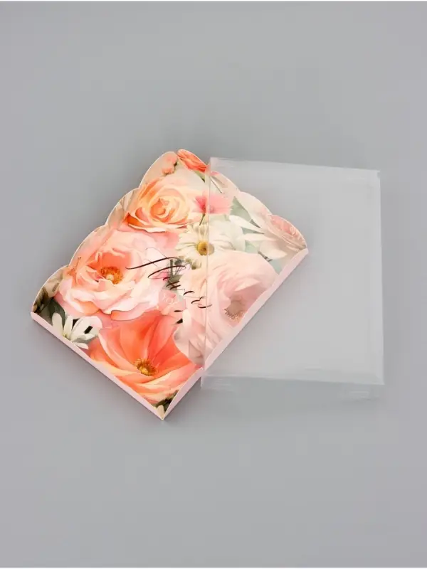 Коробка для печенья, &laquo;Цветы&raquo;, 14&times;10.5&times;2.5 см