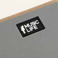 Пэд тренировочный Music Life 12 дюймов, серый Пэд тренировочный Music Life 12 дюймов, серый