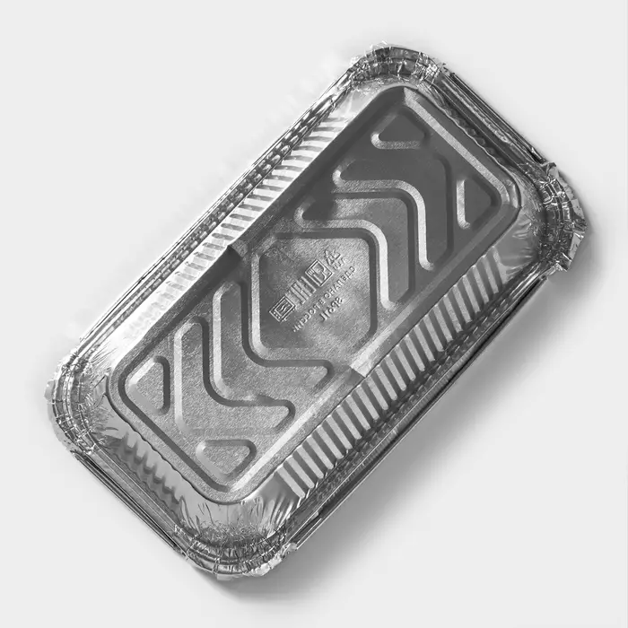 Форма для выпечки и запекания Доляна, 620 мл, 19.8&times;10.3&times;5.5 см, фольга, серебристая