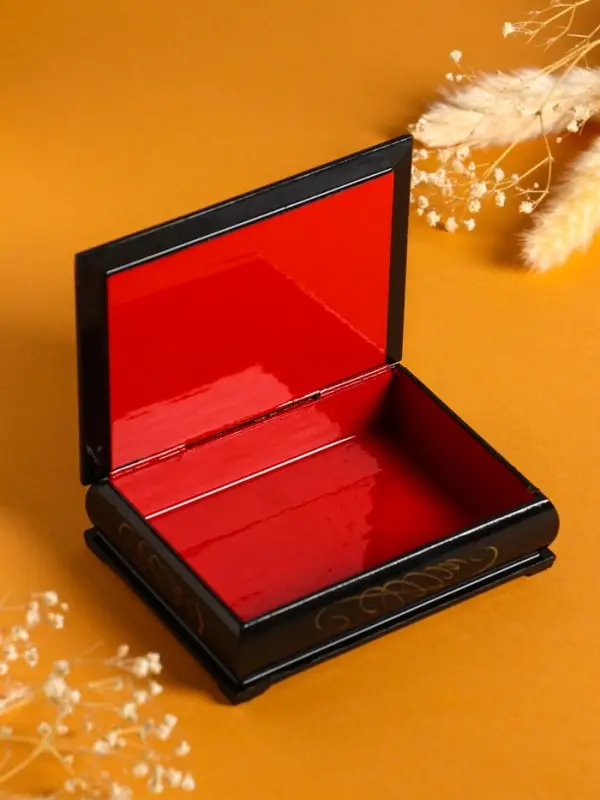 Шкатулка &laquo;Пара лошадей&raquo;, 10&times;14 см, лаковая миниатюра