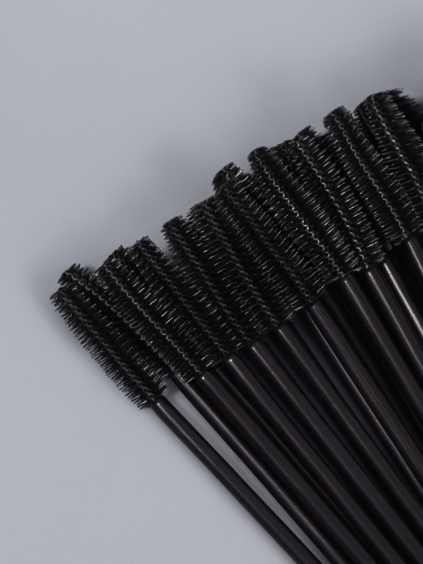 Щёточки для бровей и ресниц, силиконовые, набор - 50 шт, 10,5 см, цвет чёрный Щёточки для бровей и ресниц, силиконовые, набор - 50 шт, 10,5 см, цвет чёрный