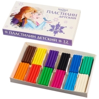 Пластилин  &laquo;Детский&raquo;, 12 цветов, 180 г, Холодное сердце