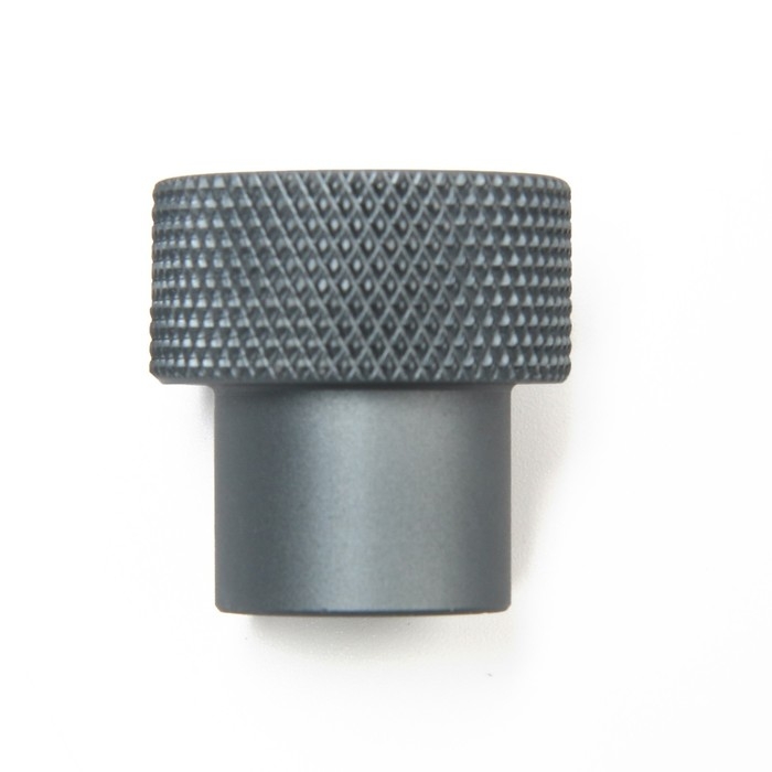 Ручка-кнопка CAPPIO PK328, d=23 мм, цвет графит, 8 шт.