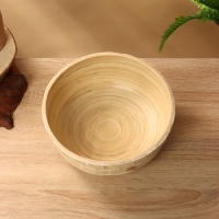 Салатник 19,5х19,5х8 см, бамбук