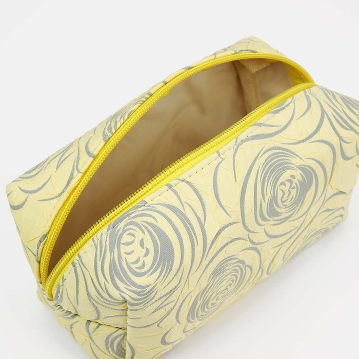 Набор косметичек 2 в 1 на молнии, цвет жёлтый Набор косметичек 2 в 1 на молнии, цвет жёлтый