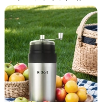 Ручная кофемолка "3 в 1" жерновая для кофе KT-7533