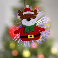 Световая подвеска &laquo;Олень&raquo; 10 см, батарейки LR44х3 (в комплекте), свечение мульти