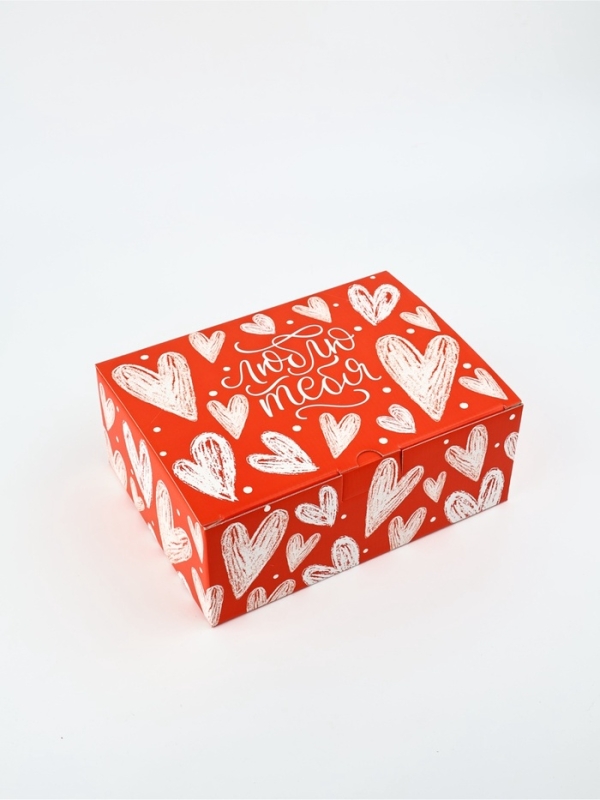 Подарочная коробка, упаковка, &laquo;Люблю тебя&raquo;, 26 х 19 х 10 см