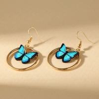 Серьги с кольцами &laquo;Расцветай от счастья&raquo;