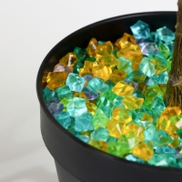 Светящийся декор "Камешки" микс, 100гр / 1см Светящийся декор "Камешки" микс, 100гр / 1см