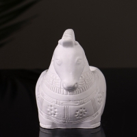 Кашпо "Лошадка с орнаментом" 8х9х6 см, натуральный