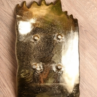 Блюдо сервировочное "Арт" 36х22х5 см, алюминий