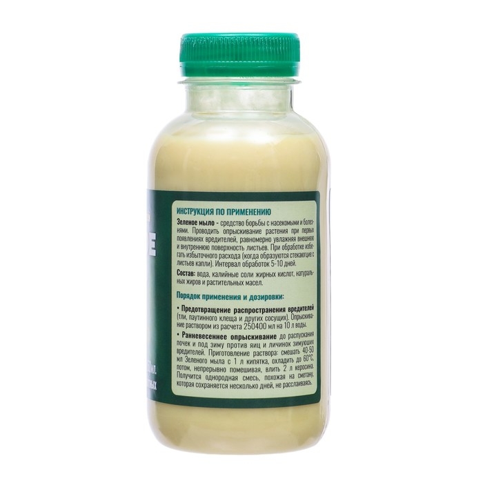 Средство от садовых вредителей Зеленое мыло Средство от садовых вредителей Зеленое мыло "Домен", 250 г