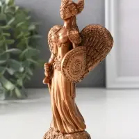 Фигура Бог сканди &laquo;Валькирия&raquo;, 14&times;7.5&times;6 см, бронза