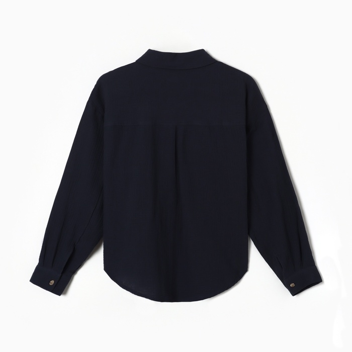 Рубашка женская оверсайз MIST Muslin размер XS, цв. серый