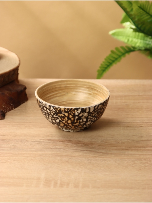 Миска 12х12х6 см, бамбук